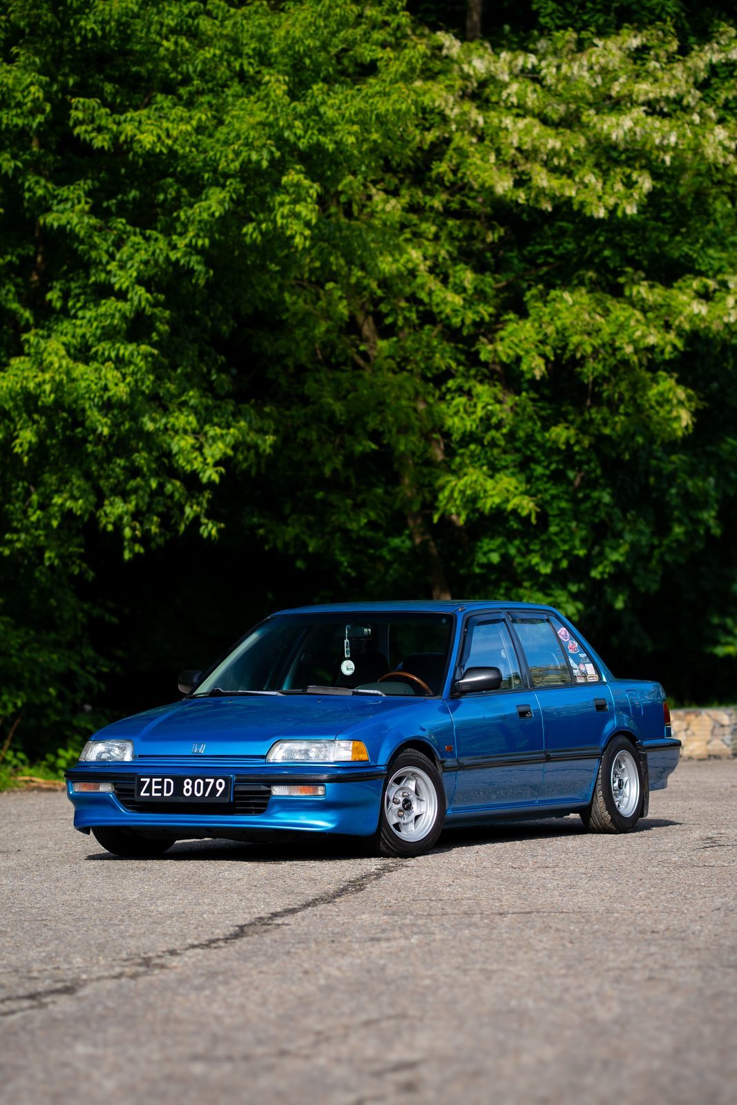 Honda Civic — zewnątrz po myciu detailingowym i twardym wosku