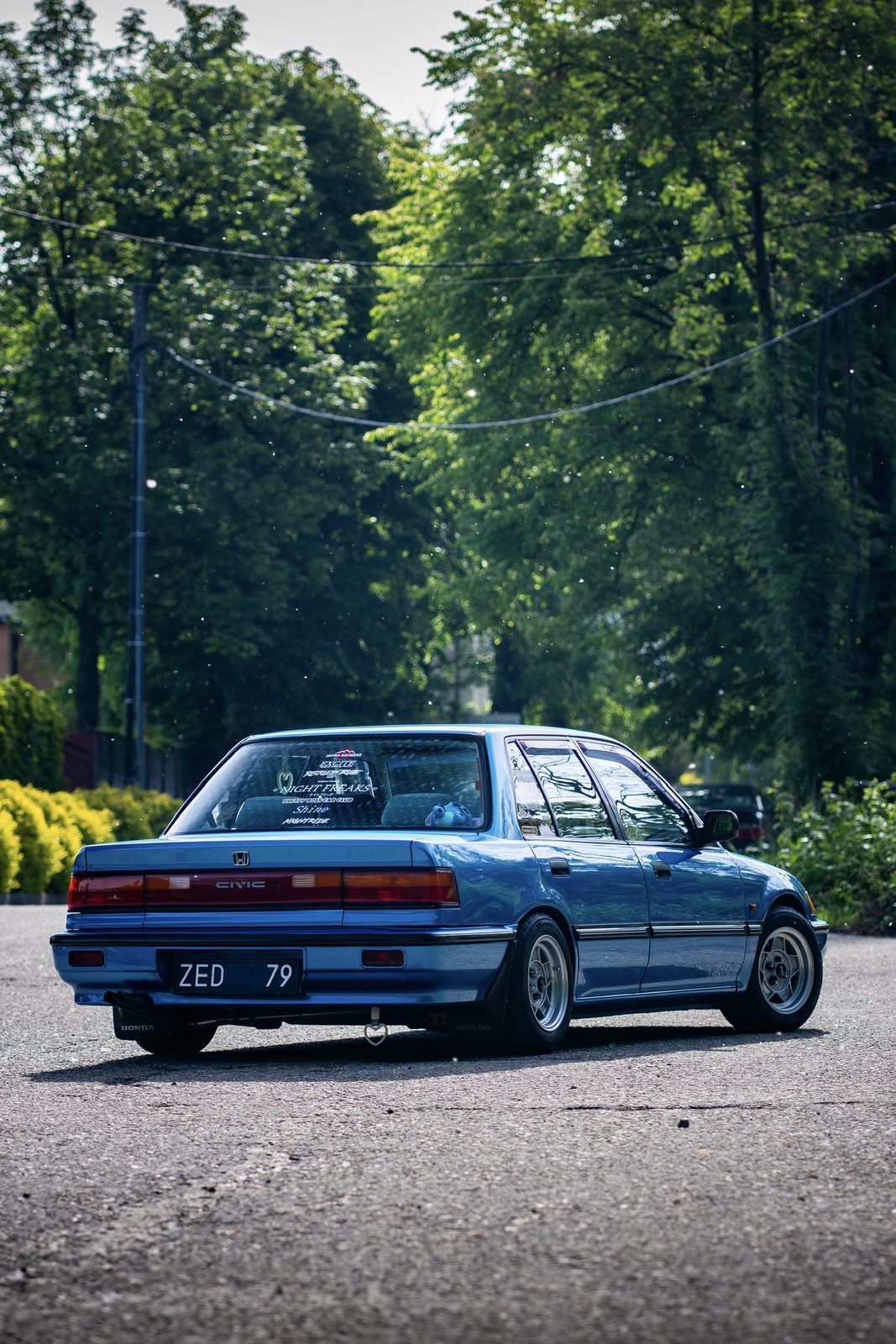 Honda Civic — tył po myciu detailingowym