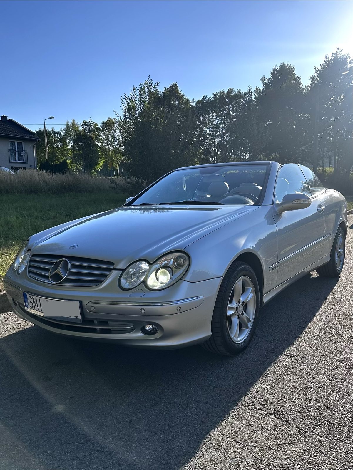 Mercedes — zewnątrz po myciu detailingowym